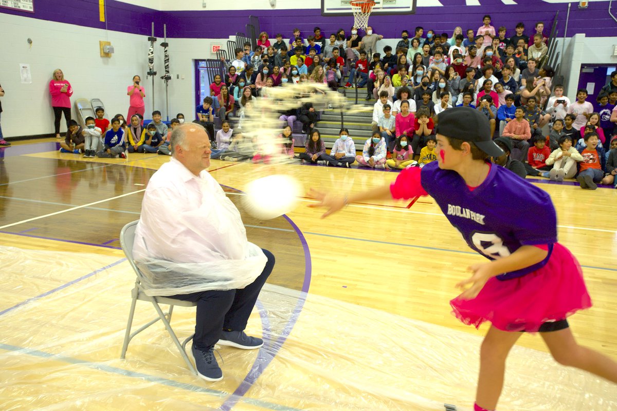 First pep rally we have had in years and was fully planned and executed by our awesome WEB students! That has to be the loudest I have ever heard that room. My ears are still ringing. <a href="/bpbroncos/">Boulan Park</a>