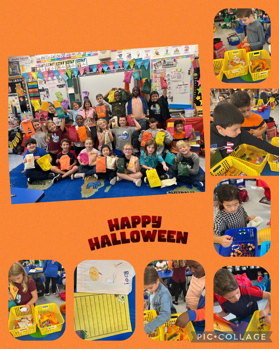 So proud of my class creating Halloween goody bags for the children at Cohen’s Children’s Hospital. My students and their generous families are incredibly thoughtful! <a href="/elissatoubin/">Elissa Toubin Millan</a>