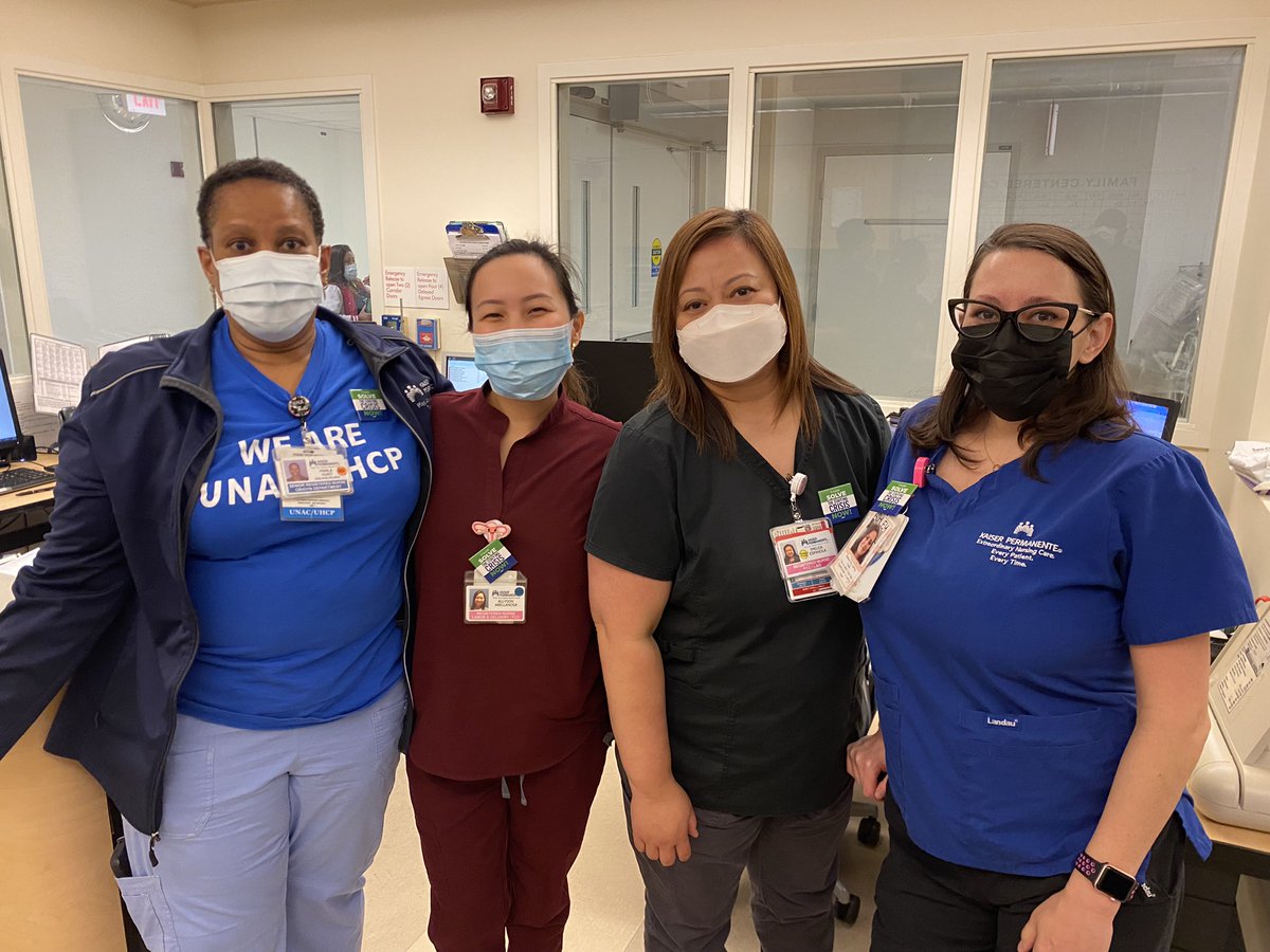 @unacuhcp members in West LA are participating in our Nationwide Day of Action calling on KP to address the #KPStaffingCrisis. Our patients and co-workers cannot wait any longer. #healthcare #nurses #staffingcrisis #1u