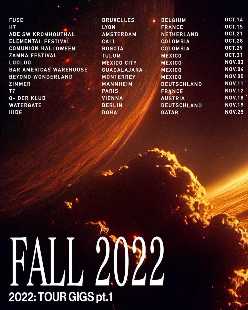 NochesElectroMx's tweet photo. Mathame confirma su Tour de Otoño en México 🍂
#Tulum #CDMX #Monterrey
Boletos📲556187-0424🎟
+https://t.co/JdSxnBnidy
#HoryzonFestival #DynamicWaves #BeyondMTY https://t.co/VaPxlYPmVw