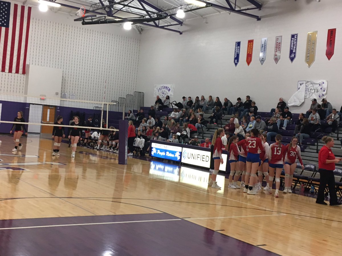 Rob Metzger (@rmetzgerwtov9) on Twitter photo Toronto wins a hard-fought 5 set district semifinal with Monroe Central, advancing to face Shenandoah, at StC 11 am Saturday. Noles rallied from down 13-3 in 4th to force deciding set.
@hannahdobbs11 with 24 kills, <a href="/andrea_reeves18/">Andrea Reeves</a> with 50 assists for <a href="/RedKnightAthlet/">RedKnightAthletics</a> Toronto wins a hard-fought 5 set district semifinal with Monroe Central, advancing to face Shenandoah, at StC 11 am Saturday. Noles rallied from down 13-3 in 4th to force deciding set.
@hannahdobbs11 with 24 kills, <a href="/andrea_reeves18/">Andrea Reeves</a> with 50 assists for <a href="/RedKnightAthlet/">RedKnightAthletics</a>