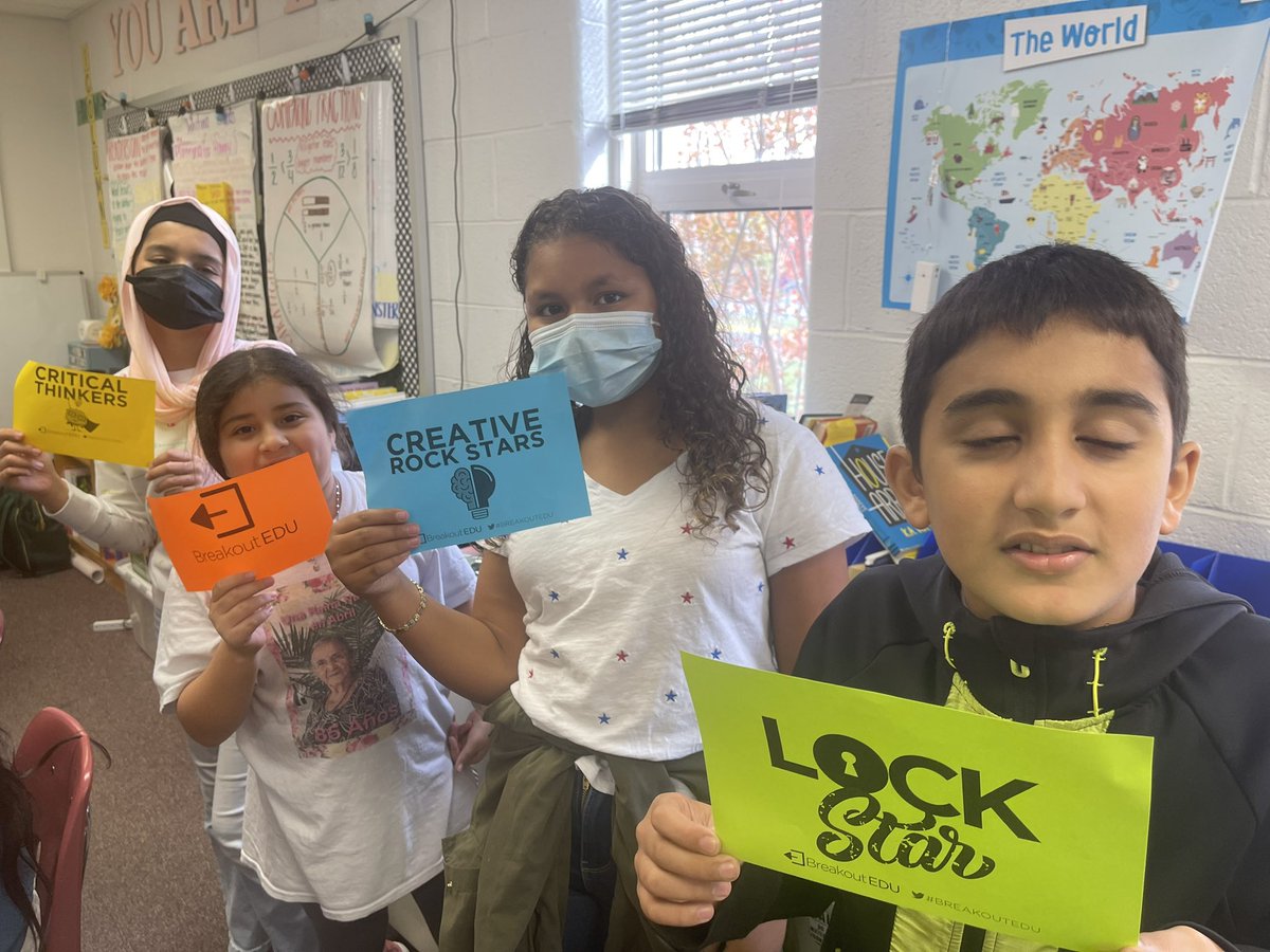 Reviewing for a test is always better with #breakoutEDU