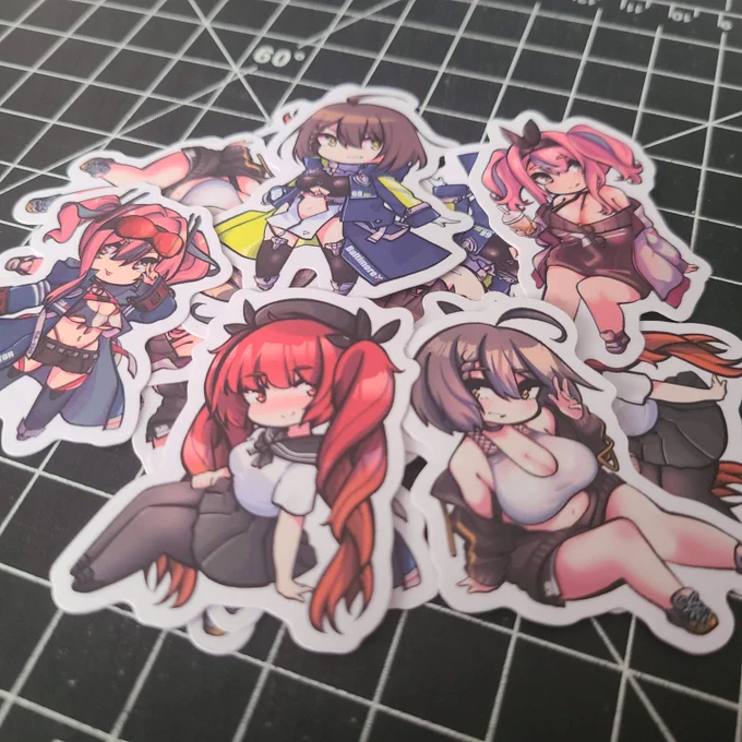 New vinyl stickers are available at the shop! ✧⁺⸜(●′▾‵●)⸝⁺✧  