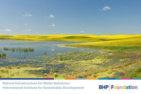 We're working with our partners to bring forward scalable solutions to address critical water issues. A new initiative with <a href="/IISD_news/">IISD</a> is harnessing the power of scale &amp; natural infrastructure to ensure cleaner water &amp; more resilient communities. More: bhp-foundation.org/en/news/2022/1…