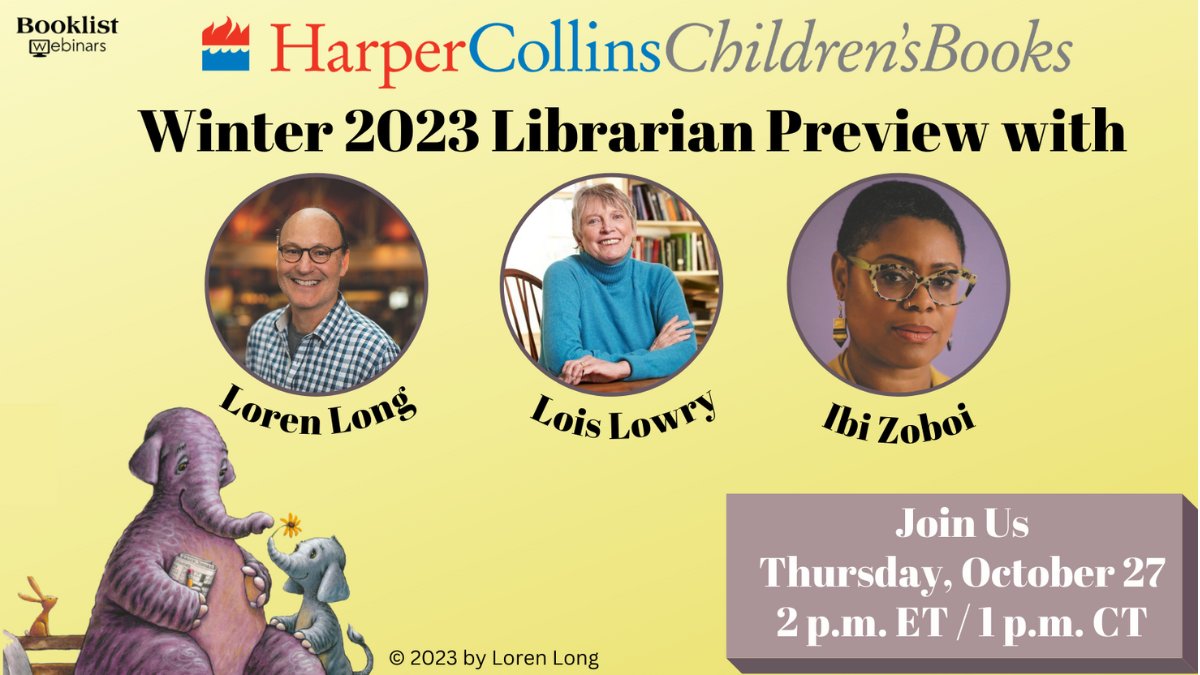 This is your last chance to sign up for our preview tomorrow with @ALA_Booklist! You won't want to miss this powerful line up, as well as hear about all the other great books coming soon, including the launch of @AllidaBooks! fal.cn/3t5mb