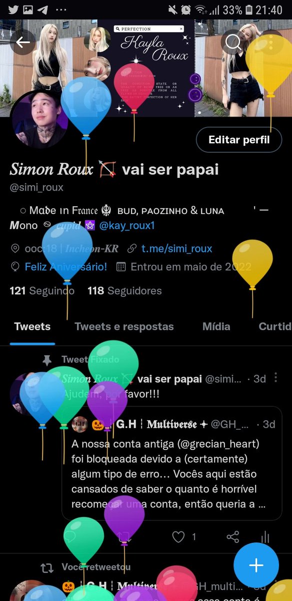 simi_roux's tweet photo. ⠀⠀⠀
⠀⠀
               ⬦   ۪   ׄ   🎂    ⁕   𝒘𝐚𝐤𝐞  𝒖𝒑
               α  Ꙇıttlɘ  oldeɾ  ▾  𝘁odαч  
⠀⠀⠀
⠀⠀ https://t.co/iF1VXBQp7L