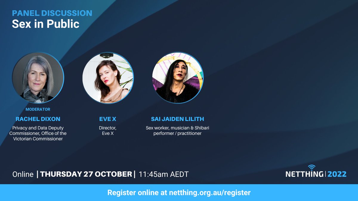How is sex navigated in the shared public sexual space? Who gets to speak, and what gets to be said? Join speakers @theevex, @jaidenlillith and Rachel Dixon at 11:45am for our next panel as they discuss sex on the internet.