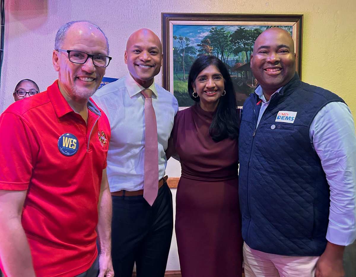 Folks, early voting starts tomorrow and we've got 13 days until the weekend. 

Tonight I was proud to join my friends <a href="/harrisonjaime/">Jaime Harrison</a> as well as Maryland's next goveror and lieutenant governor: <a href="/iamwesmoore/">Wes Moore</a> and <a href="/arunamiller/">Aruna K. Miller</a>. 

Make sure to make your plan at Iwillvote.com