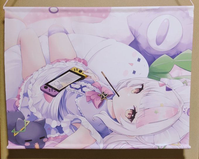 だいぶ後回しになったけどやっとタペ作れた、印刷きれい… 