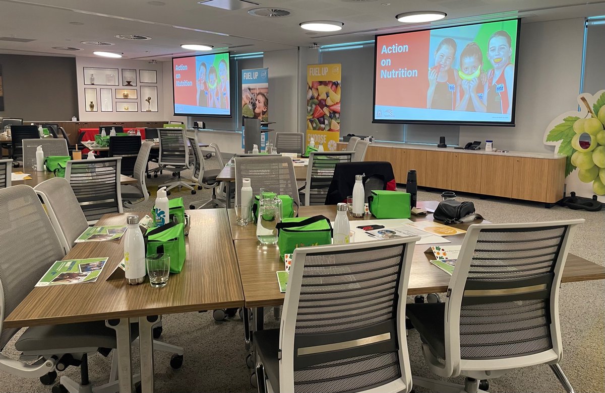 We are excited to host more than 30 people representing our state sport orgs to our Action on Nutrition workshop today! We can’t wait to workshop healthy eating strategies and activation ideas that will benefit club members and the community! 
Let's create a healthier WA!!