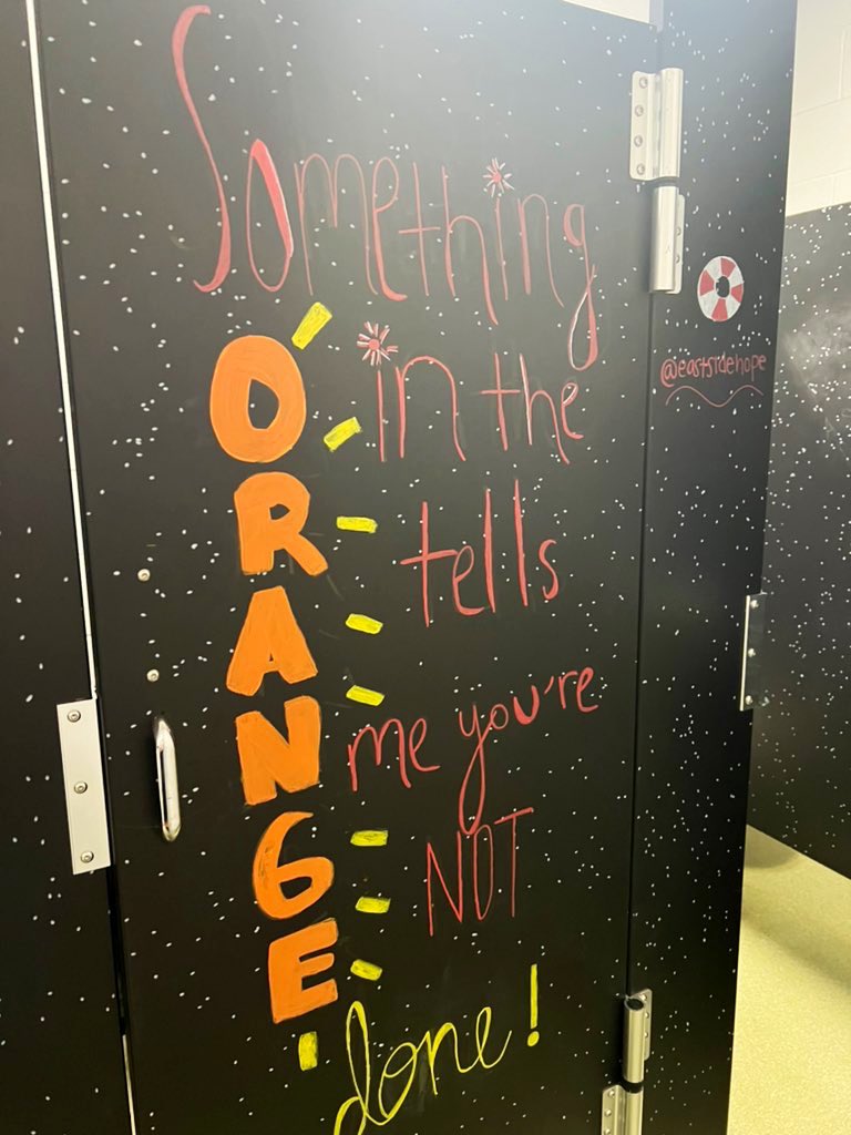 Proud of Lakota East High's Hope Squad Leadership and their Restroom Project--Spread Hope! <a href="/EastsideHope/">Lakota East Hope Squad</a> <a href="/EastMrDennis/">Justin Dennis</a> <a href="/EAST_HAWKS/">Lakota East High</a> #hopesquad #spreadhope #WEareLakota #theEASTway 🛟 ✨🫶🏽