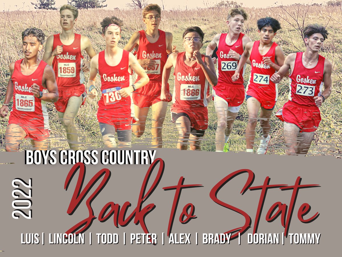 Quick strides at state gentlemen! Go RedHawks! #statebound