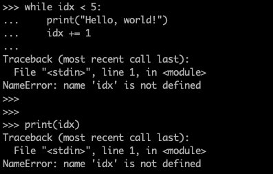 waihon's tweet photo. Python doesn't allow a variable to be referred without it being initialized first. Contrast that to Ruby which allows a variable to be referred without being initialized under certain situation.
#python #ruby #variable #nameerror https://t.co/MTGzUGHFJi