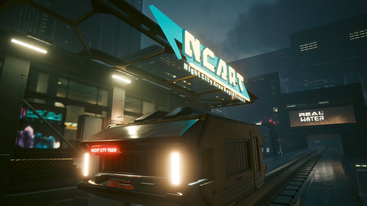 Corey_067's tweet photo. "Public transport in the City isn't exactly luxurious, but it gets you quickly from A to B, and makes for a quick getaway when you're being hunted on the roads. Or just a nice way to relax, where you don't have to worry about driving."
📸#Cyberpunk2077PhotoMode #MetroMod https://t.co/AT615qFHNK