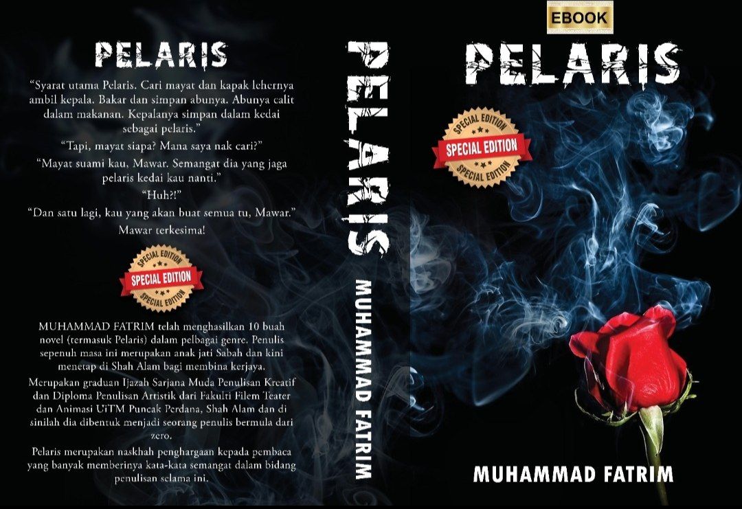 MuhammadFatrim's tweet image. Ebook #Pelaris. Buku EDISI TERHAD yang terjual lebih 2000 naskah. Juga ada EBOOK. Stok versi cetak tinggal 15 buah. Boleh dapatkan di Shopee BUKU HISTERIA ☺