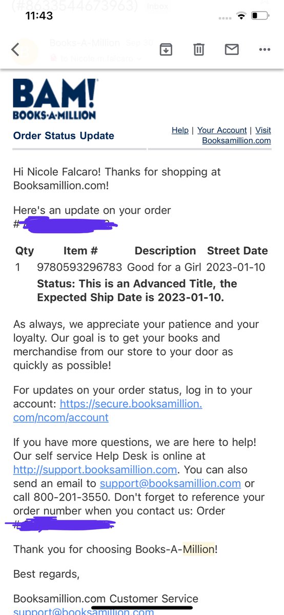 nmf005's tweet image. Ordered mine 6 weeks ago NOT ON AMAZON and I live to tell about it 😉. I also get fun reminders that my Oder status is “preordered” just to build excitement.