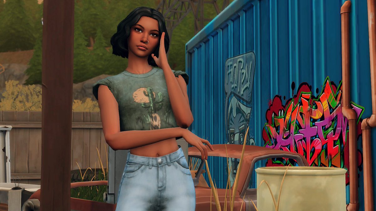 coconutwhims's tweet photo. Whimsy Stories Challenge Gen 1 - Aalia Sahasra 💚
 #ts4 #ShowUsYourSims https://t.co/YlBmtRPAlU