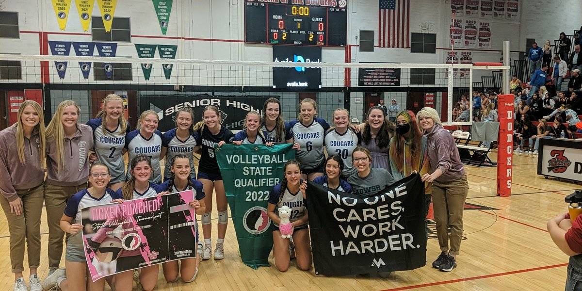 fddodgersports's tweet photo. AGWSR advances to the state volleyball tournament winning 3-0 over Newell Fonda 

Final set 25-15 

@ByEricPratt @IGHSAU @ChrisJohnson_17 https://t.co/X31FiIEokg