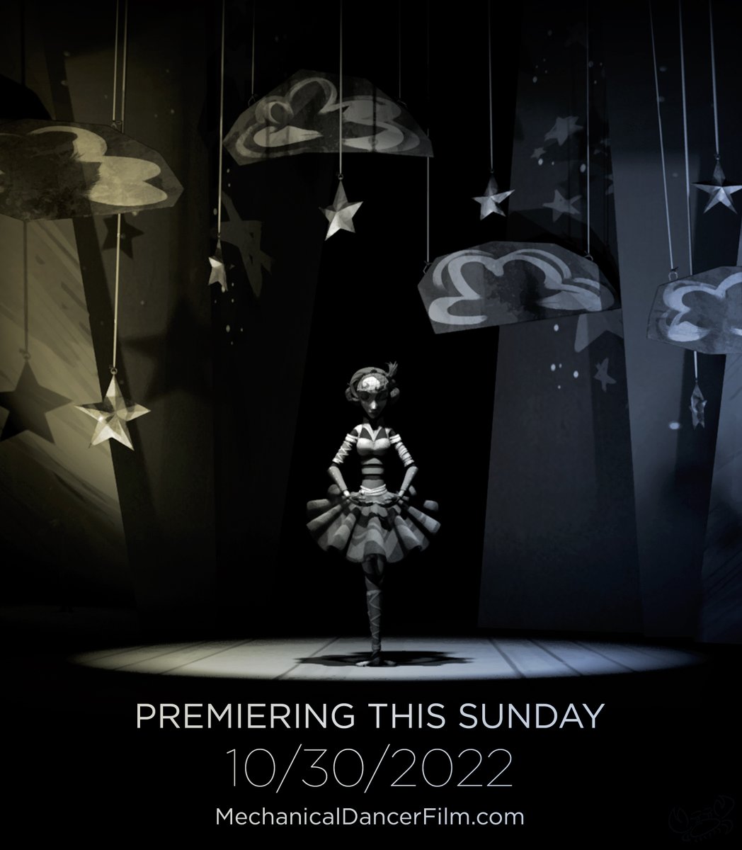 TCrabStudios's tweet photo. Hello all! As our festival run draws to a close, we're finally able to release our animated short #TheMechanicalDancer publicly - just in time to spook you for Halloween, we hope you take the time to check it out this Sunday!
https://t.co/SAsRVZAuxx https://t.co/UHUaTG6esZ