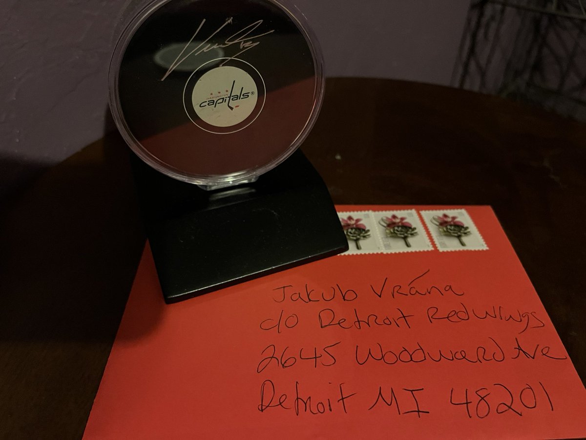 desert37's tweet photo. Outgoing! Jakub Vrána Card Drive. Show him your support by sending one to: Jakub Vrana
C/O Detroit Red Wings
2645 Woodward Avenue
Detroit, Michigan 48201
@GrindLinePod #werewirhyouV #lgrw #vrana https://t.co/MddZj6Mhpe