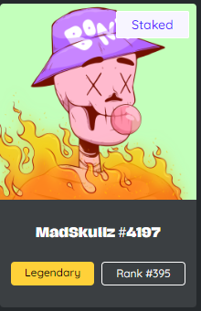 Bayo0x's tweet photo. STEAKING IS LIVEEEEEEEEEEEEEEEE !!!!!!!!!!!!!!!!!! @MadSkullz_NFT 🥩🥩🥩🥩🥩 $flsh https://t.co/0TNR4xm1ix