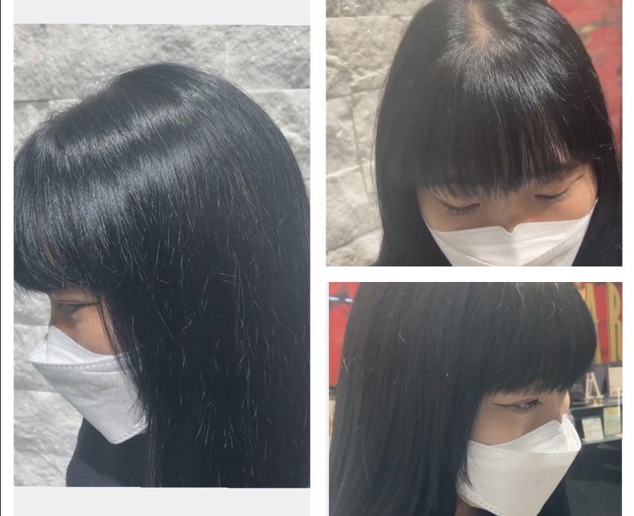 EarthFujisawa's tweet photo. ~ ブルー × ブラック ~

明るい髪がNGな学生さんや社会人の方にとってもおすすめです🤍💙

落ち着いた雰囲気になります🕊

 #Earth  #Earth美容室  #ヘアスタイル  #ヘアカラー  #トリートメント  #ブルーブラック  #黒髪  #ロングヘア https://t.co/TPFt4JknM0