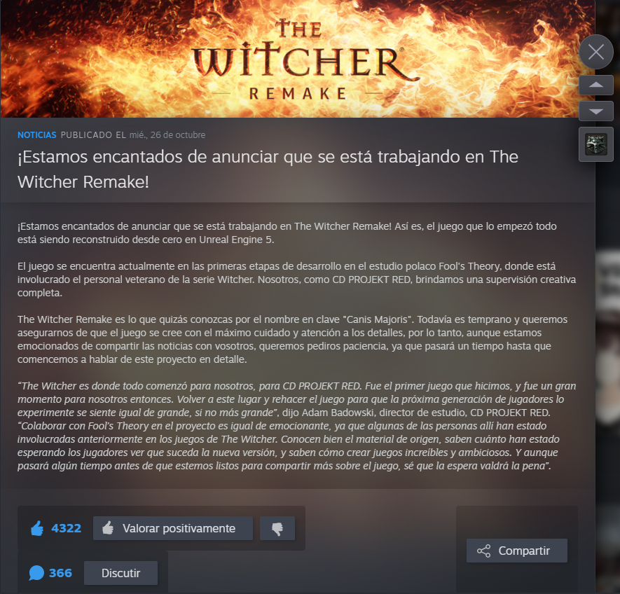 FeRn0T's tweet photo. Otro gran remake que se une a la "era" de los remakes ¿que tal? 
#TheWitcher https://t.co/G6Th8117GM