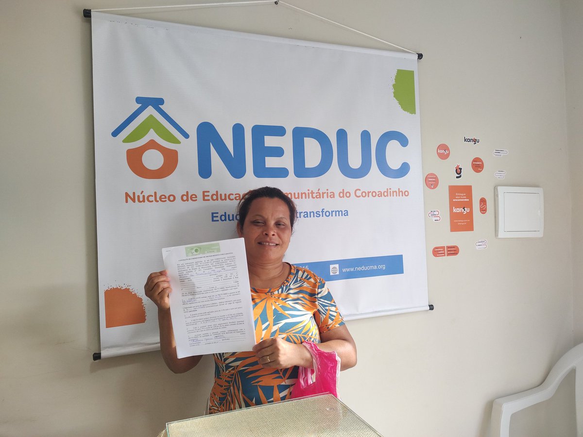 neduc_social's tweet photo. Mais uma empreendedora da favela beneficiada pelo programa de Nano e microcrédito em criptoativos. 🌎🚀🤸 @ChrisMe35907945 @impactMarket_ #perifaCred #cripto4all https://t.co/weUHaInGVH