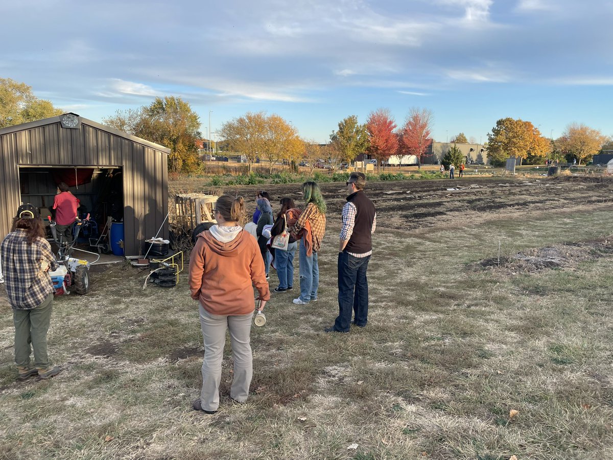 We started w/ <a href="/midwestawma/">Midwest A&WMA</a> this morning, JCCC students in the middle, &amp; Dutch faculty visiting campus this afternoon, then wrapped up with community tours of Open Petal Farm. If you’re looking for a great hands-on learning opportunity, we would love to have you visit! #thisisjccc