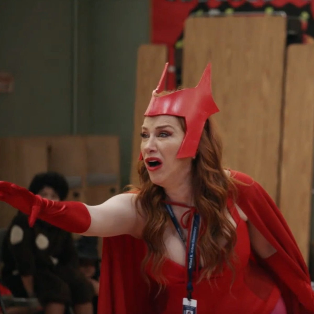 noradominick's tweet photo. abbott elementary recreating vision's death and wanda watching HURT but also made me cackle, let me tell you https://t.co/pYvmowMVsN