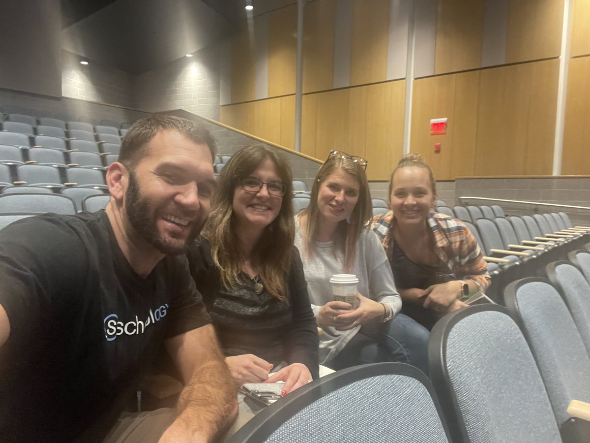 mrdulberger's tweet photo. The MiMS VPA / CTE crew enjoying @katiemartinedu keynote compliments of #FCPSVanguard #mimscte https://t.co/l3K4c0MoVj