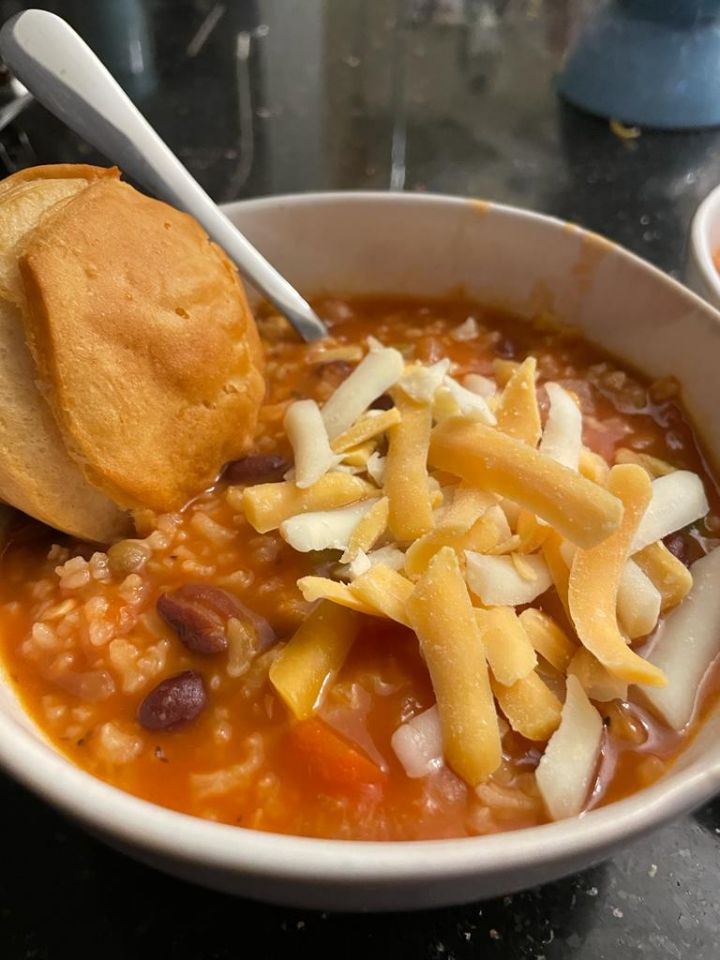 TomBaikAndSons's tweet photo. Soup 26: Stuffed Pepper soup #31SoupsofHalloween https://t.co/zhgsDBPtv6