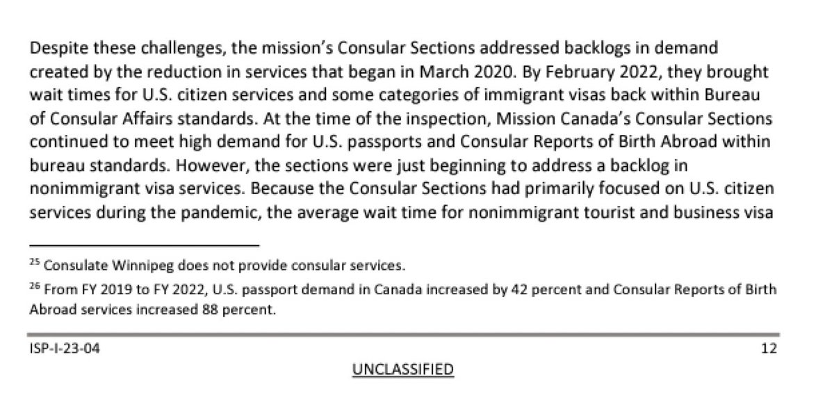 curtismorrison's tweet photo. New @StateOIG report reveals that Bureau of Consular Affairs (@travelgov) has "standards" when it comes to backlogs for visa categories? Pray tell...what are they? @usembislamabad? https://t.co/GYDG8JoITY