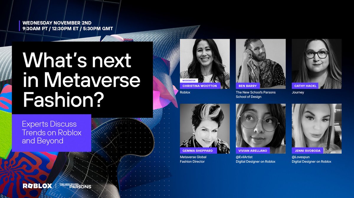Join us Nov 2nd for all things digital fashion! #digitalfashion #metaverse