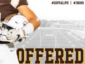 Wyatt Andrews (@wyattandrews20) on Twitter photo After a great phone call with <a href="/WillJohnson_6/">Will Johnson</a> I am blessed to receive my first division 1 offer from <a href="/valpoufootball/">Valpo Football</a> After a great phone call with <a href="/WillJohnson_6/">Will Johnson</a> I am blessed to receive my first division 1 offer from <a href="/valpoufootball/">Valpo Football</a>