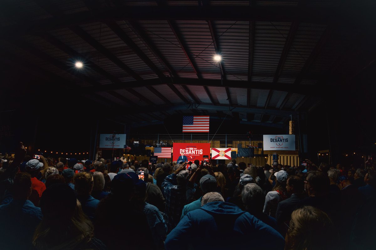 Our Freedom Agenda has delivered incredible and historic results for our state and Floridians are fired up. Thank you to the huge crowd that joined us in Walton County today— with your support, we will keep Florida free!