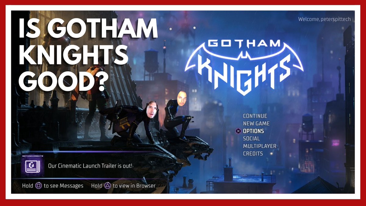 HitboxPod's tweet photo. Gotham Knights is here! And Peter played it! Should you? Justin and Peter discuss on today's #Podclip!
https://t.co/OFqIt7ZaN9
#hitbox #hitboxpod #gothamknights #batman #review https://t.co/bZ5ZMAiMjb