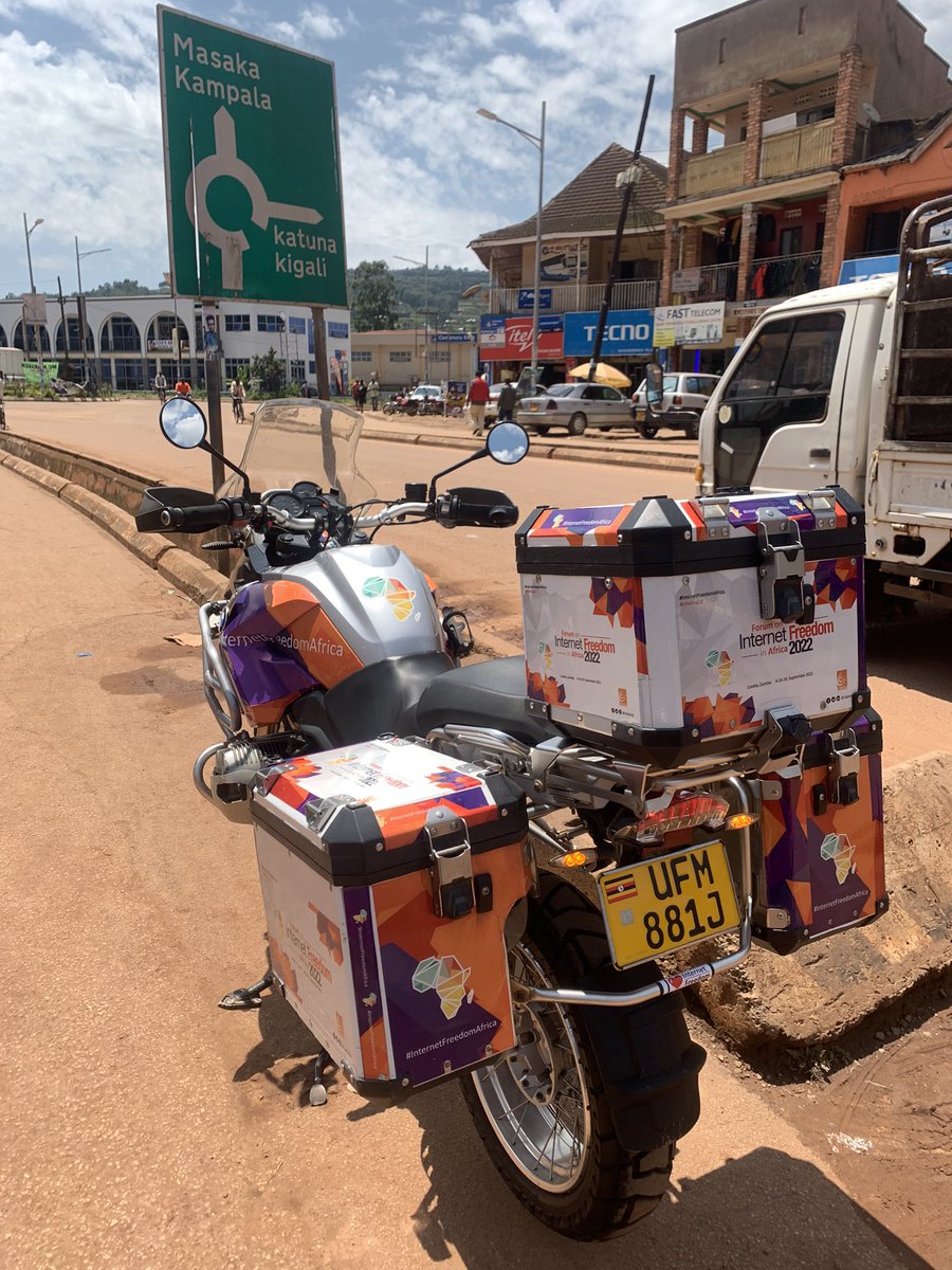 Day 2: 20th/Sept/2022 - Kabale to Kigali (107km) Woke up to a very beautiful but cold morning in Kabale. Took a walk around the town. Interestingly, I started my digital security journey from here in 2016. I left Kabale at 5pm and 35 minutes later I was at Katuna border.