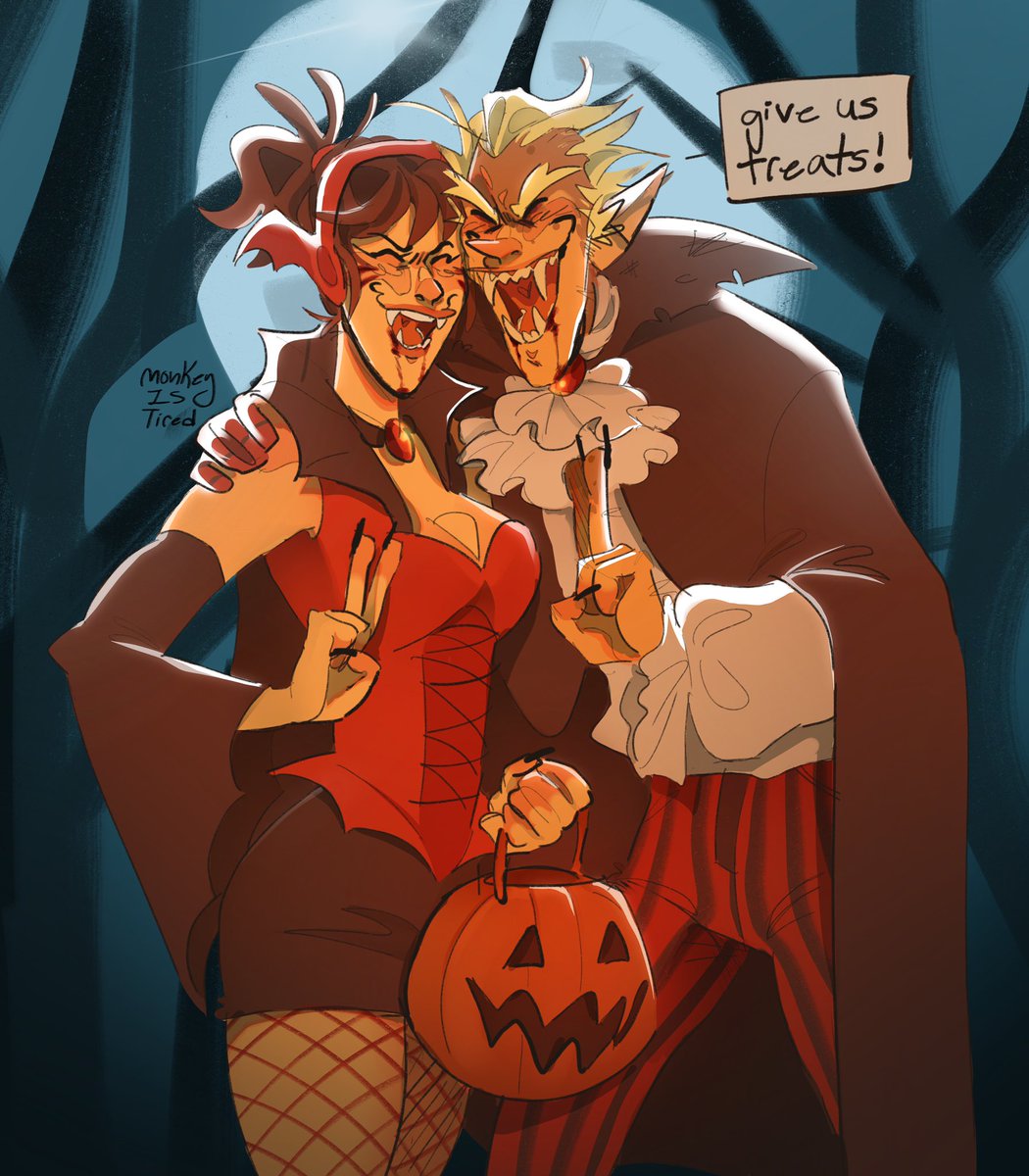 the kids are trick and treating 🐇🐀