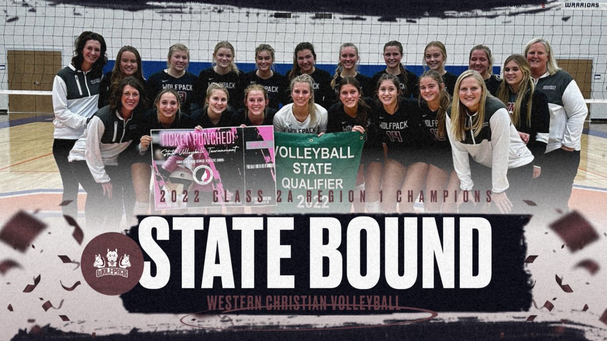 We're coming for you, Coralville! 

#WolfpackEdge | <a href="/volleyballwc/">Western Christian Volleyball</a>