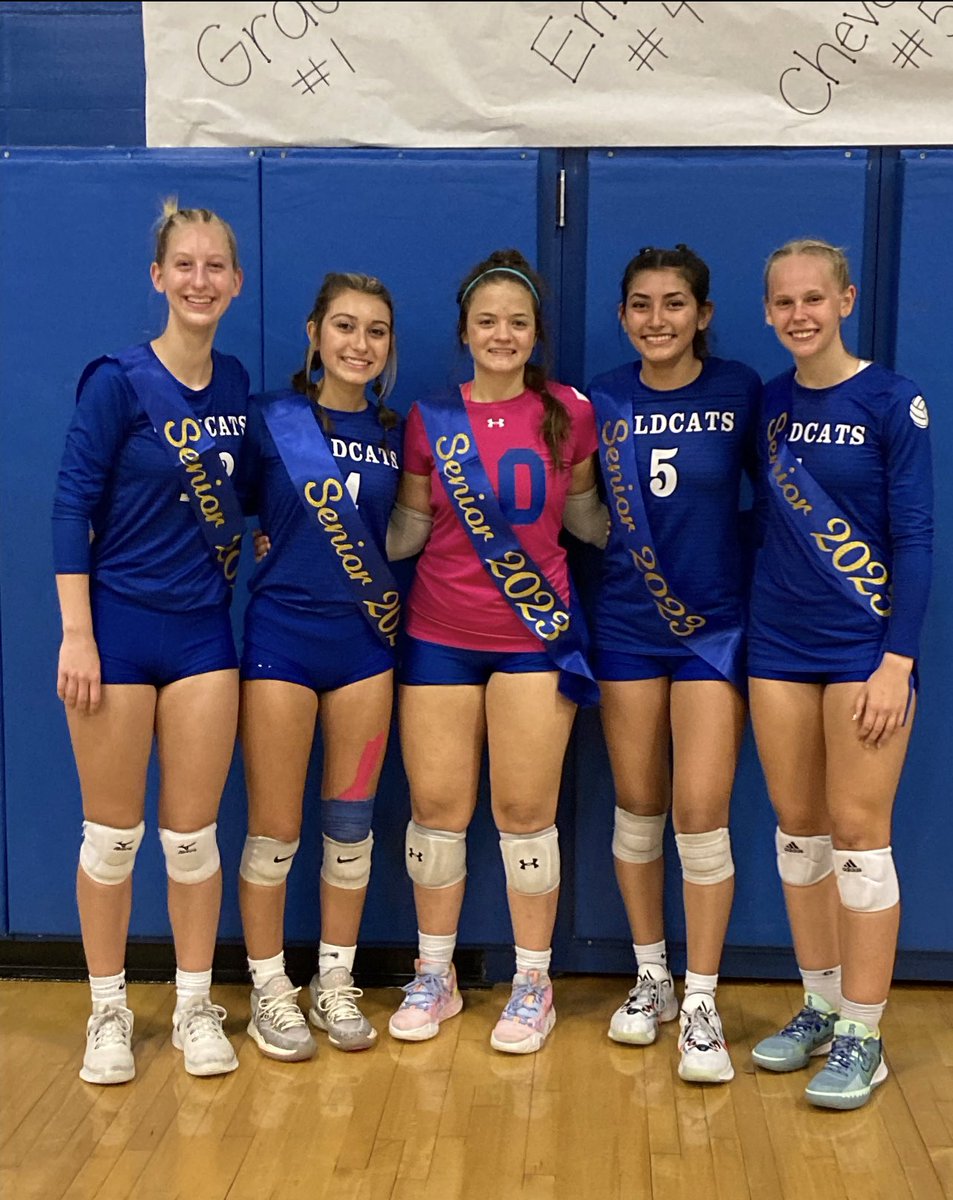 Tonight we celebrated our seniors and finished our regular season with wins for both JV &amp; varsity! <a href="/Wildcatvball_/">Wildcat Volleyball</a> is so proud of our seniors and wish them the best! They will do great things! <a href="/WHSWildcats_AD/">Athletic Director</a> <a href="/WHSS2022/">Williamsport High School Student Section</a>