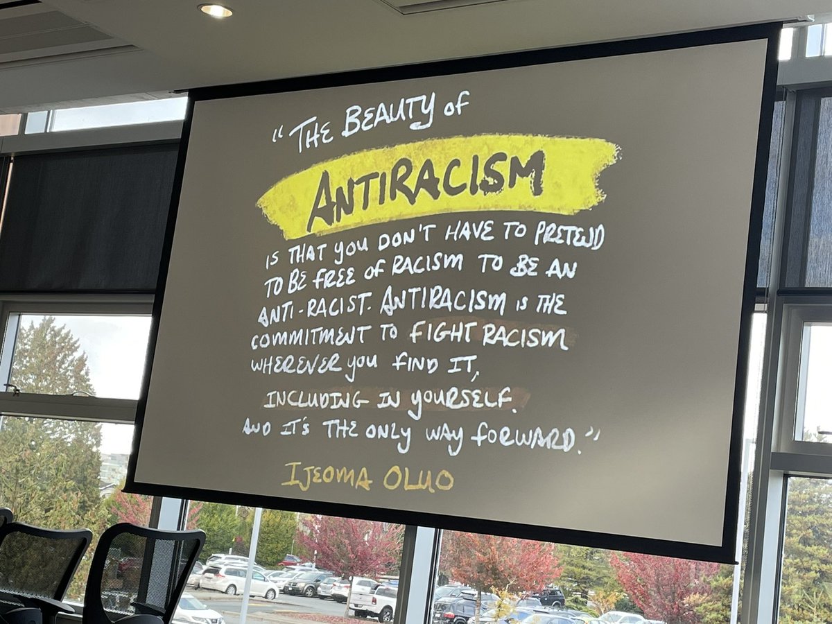 MsHurtubise's tweet photo. Beautiful quote to start today’s book study of “Is Everyone Really Equal?” #sd36learn https://t.co/SSFZnYgNEQ