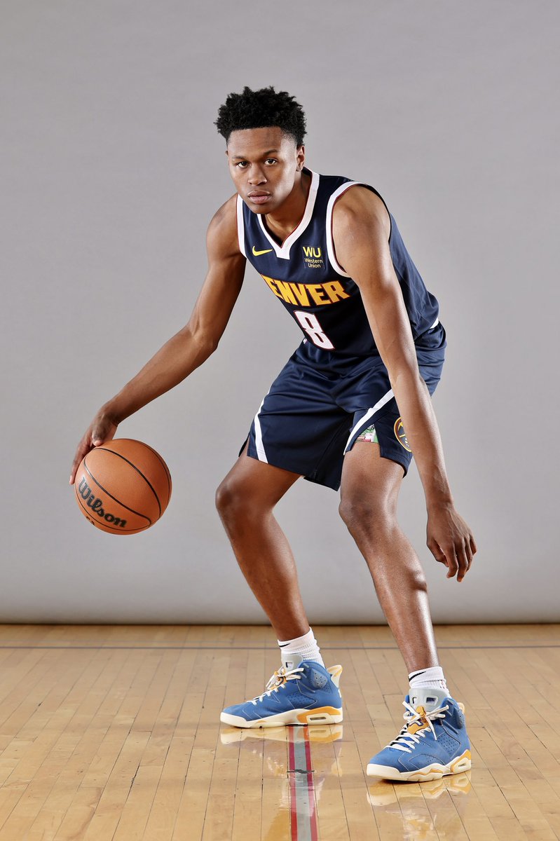 NickDePaula's tweet photo. OFFICIAL: Nuggets rookie Peyton Watson has signed with Jordan Brand. 📄✍️ https://t.co/lnd4eZTLKK