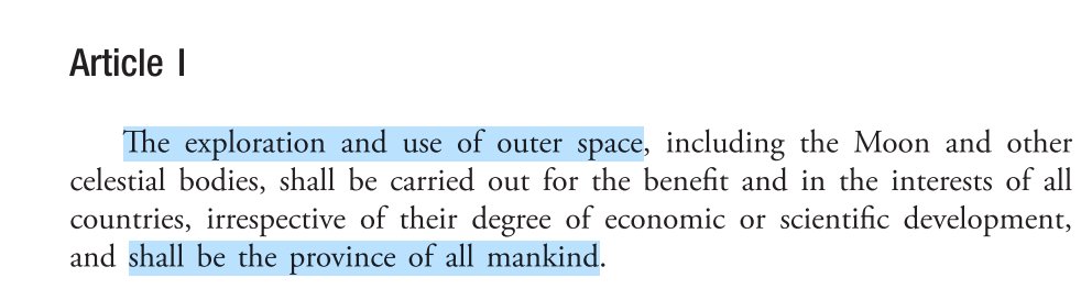 ChrisJohnsonEsq's tweet photo. It is a continual source of irritation when basic principles of #SpaceLaw are misstated. The treaty language addresses the *activity* of exploration and use, and does not discuss the physical *domain* of outer space itself. https://t.co/LrmADPxb2l @NLatUN @DutchMFA https://t.co/MIHqtucCww
