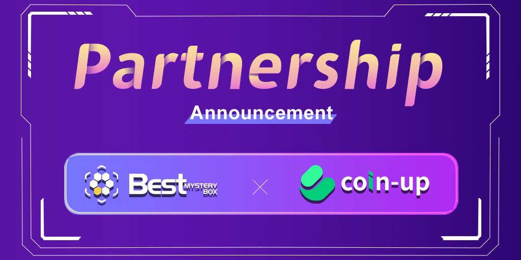 ⛵️「  𝘽𝙚𝙨𝙩 𝙈𝙮𝙨𝙩𝙚𝙧𝙮 𝘽𝙤𝙭 &amp; 𝘾𝙤𝙞𝙣𝙐𝙥」

<a href="/CoinUpOfficials/">CoinUp.io</a> focuses on exploring the trading-platform future of DAO governance in the Metaverse empowered by NFT. 

#Bitcoin #Ethereum #TheBestMysteryBox