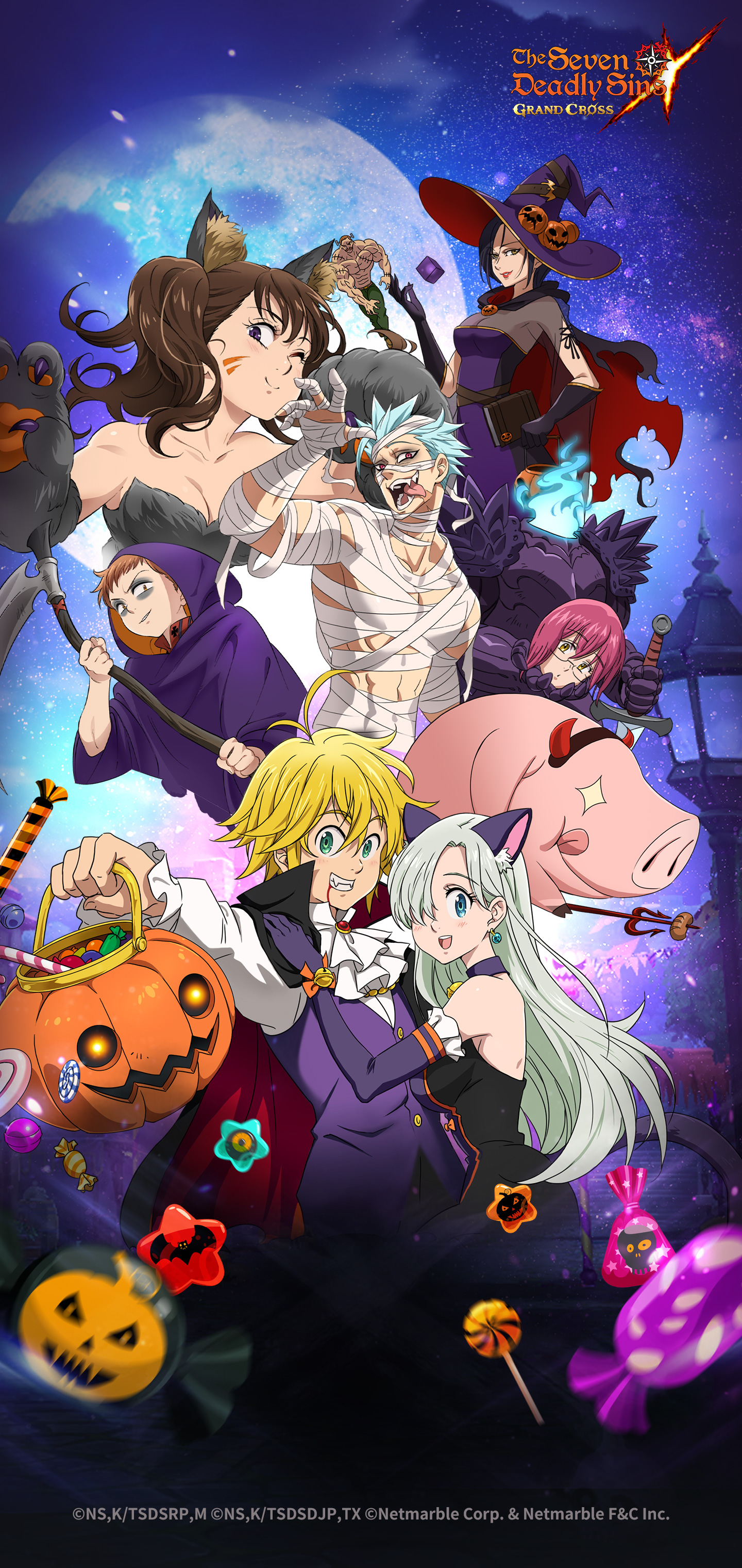 Wallpaper Nanatsu no Taizai X Attack on Titans  Grand cross, Seven deadly  sins, Seven deadly sins anime