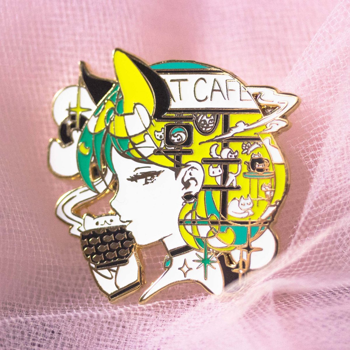 milqshop's tweet photo. Cute girls and coffee and cats <3
#MILQCollection #enamelpin #anime https://t.co/KlD1Wj1zRQ