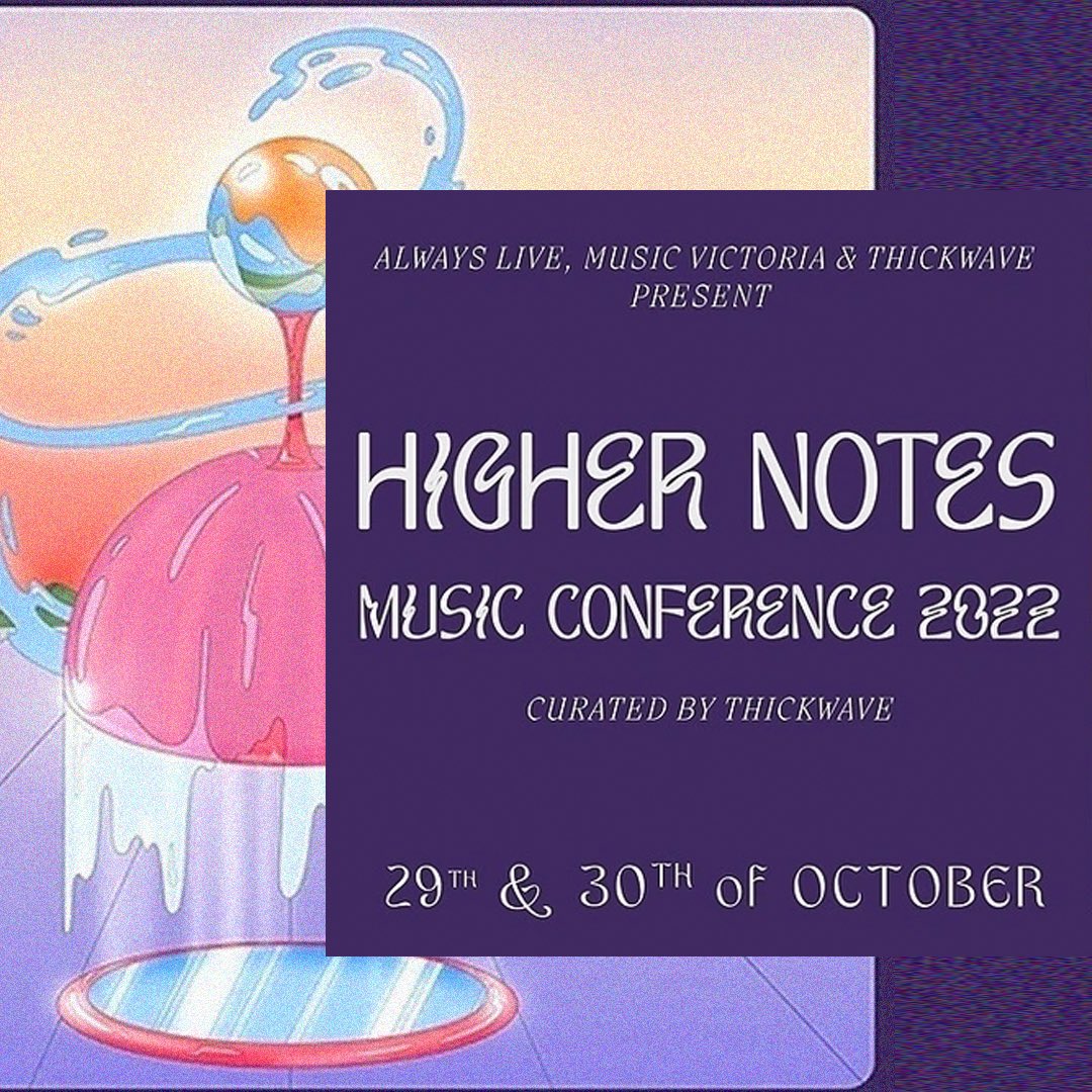Keen to be talking at #highernotesconference this weekend in Melbourne. If you’re in music and it’s your jam, you can still book a pass here: events.humanitix.com/higher-notes-m…