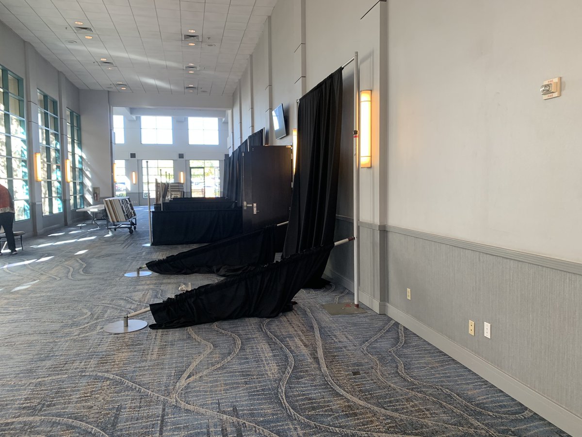 synthplex's tweet image. The start of something great!  Boxes become stages and museums. Foundations for amazing performances, presentations and experiences!  Synthplex kicks off tomorrow night.  Won't you join us? 
For more info visit Synthplex.com
#synthplex2022 #keyboards #synth #synthesizer