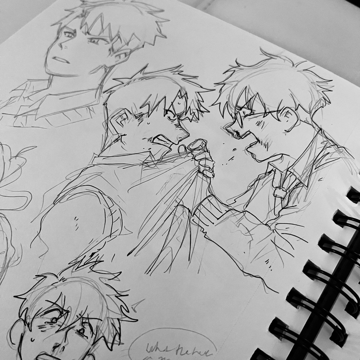 doodle dump - almost done with my 45th sketchbook! Can't wait to share some snippets  #oc #fanart 